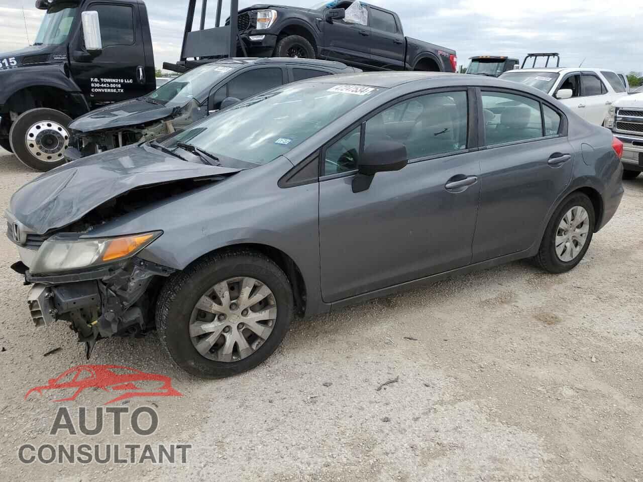 HONDA CIVIC 2012 - 19XFB2F5XCE089557