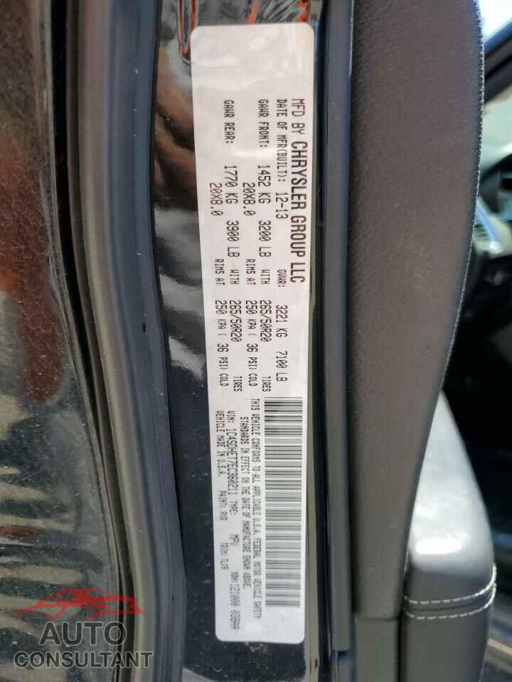 DODGE DURANGO 2014 - 1C4SDHET7EC360211