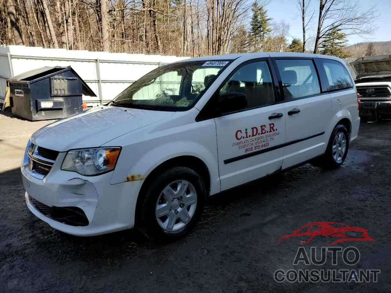 DODGE CARAVAN 2013 - 2C4RDGBG7DR542724