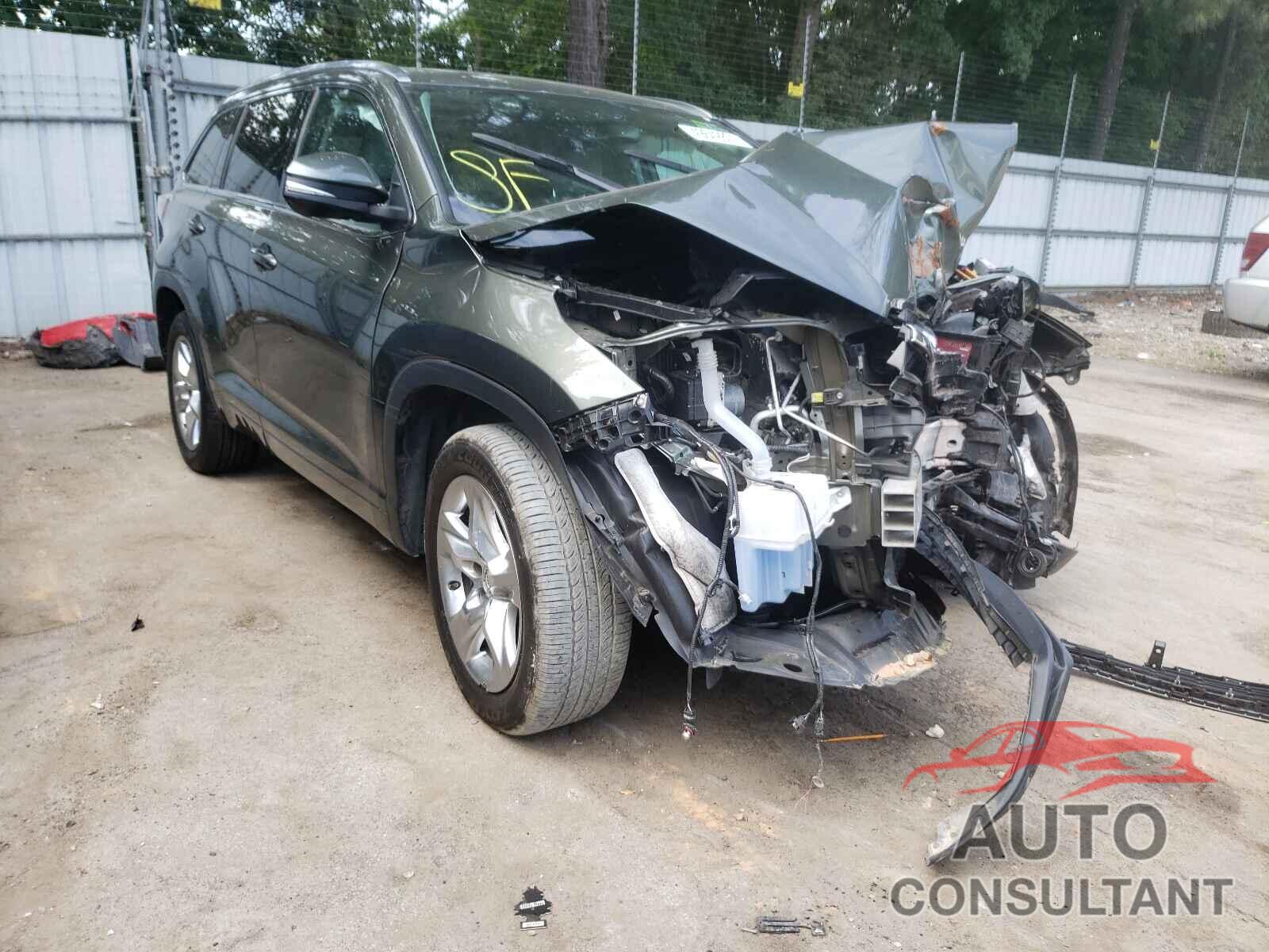 TOYOTA HIGHLANDER 2016 - 5TDYKRFH2GS134773