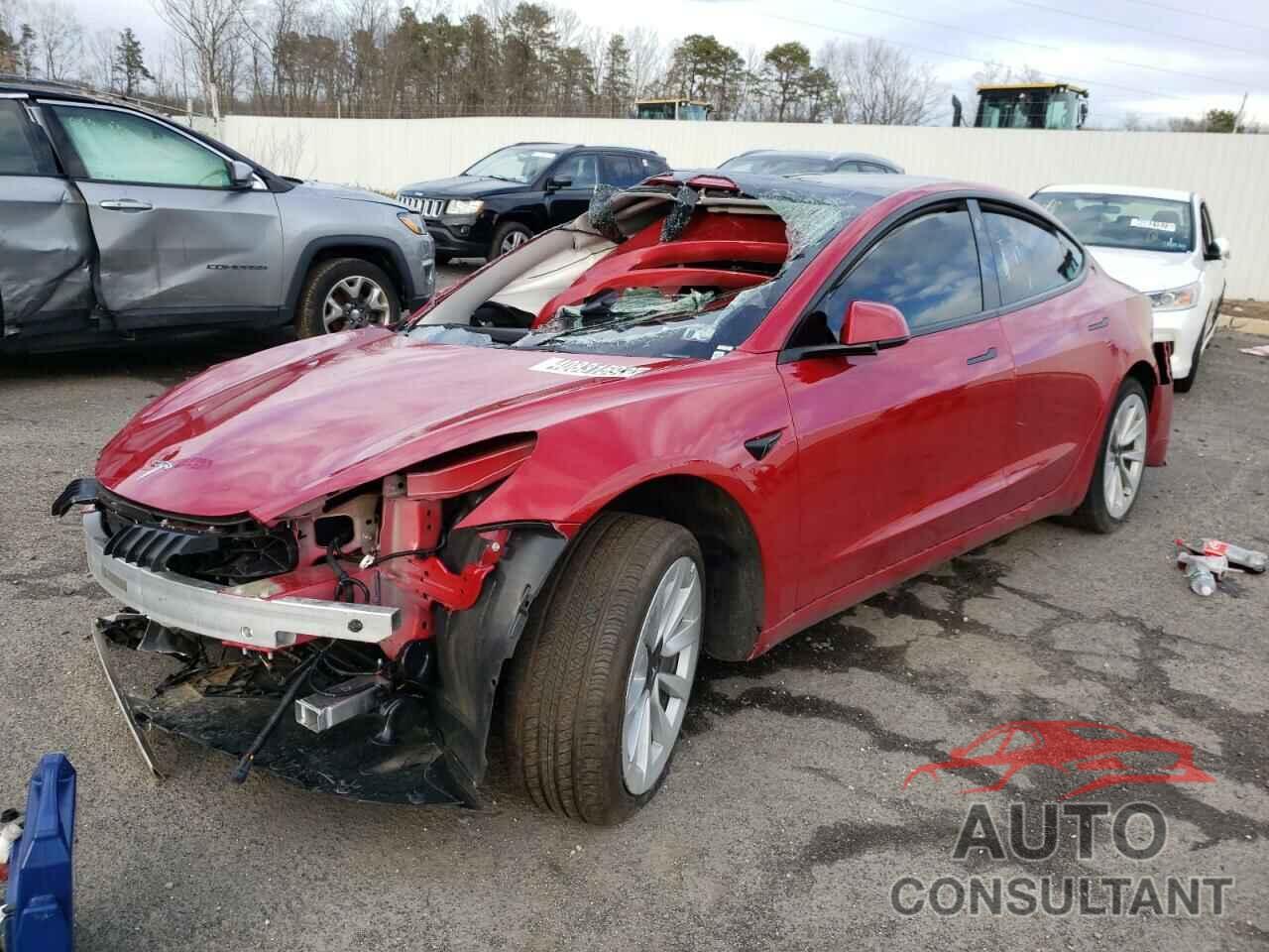 TESLA MODEL 3 2022 - 5YJ3E1EA4NF371046