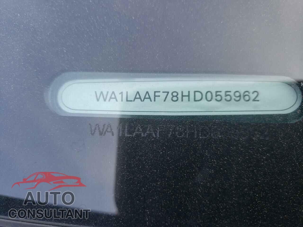 AUDI Q7 2017 - WA1LAAF78HD055962