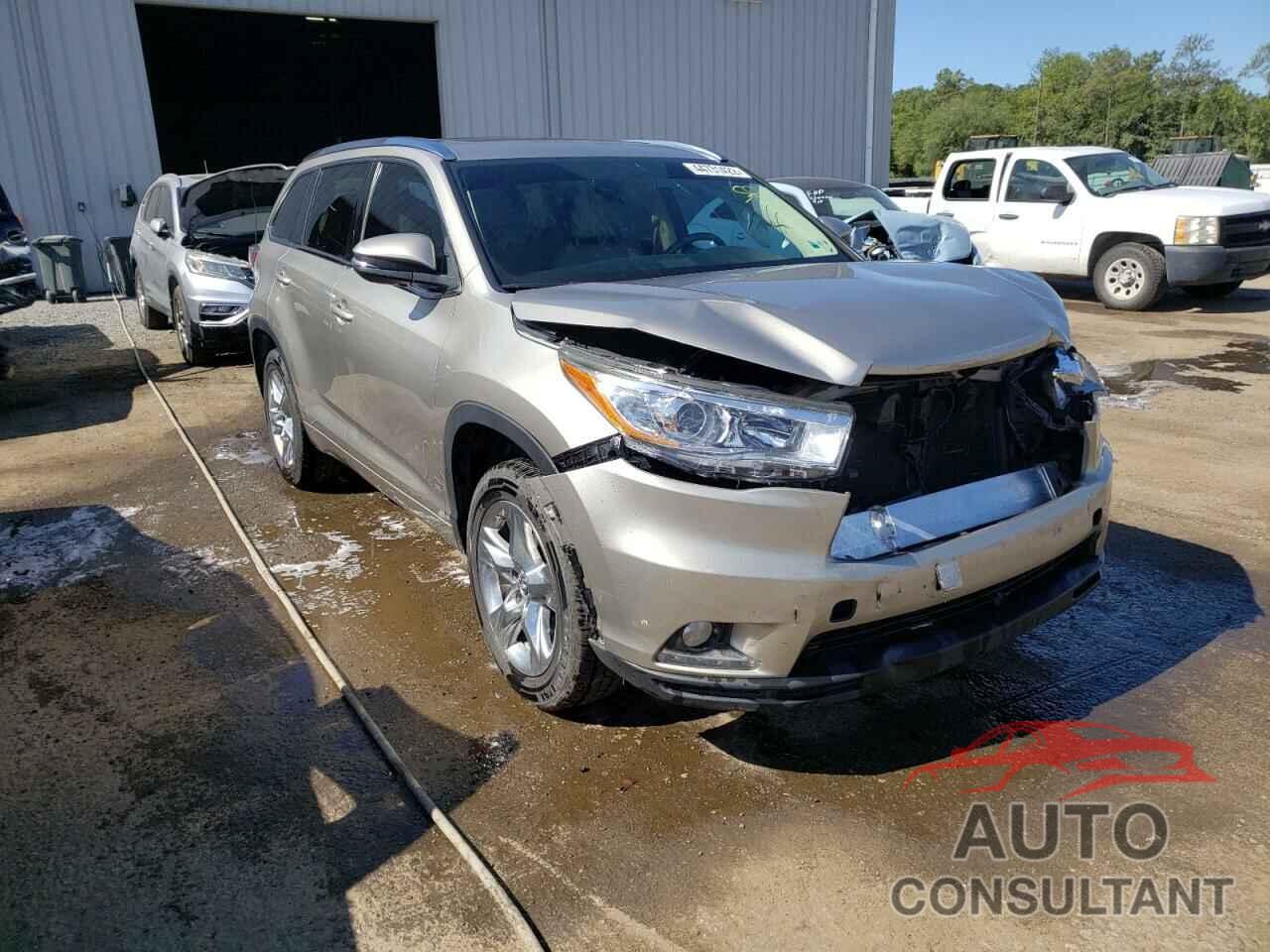 TOYOTA HIGHLANDER 2016 - 5TDYKRFH0GS135260