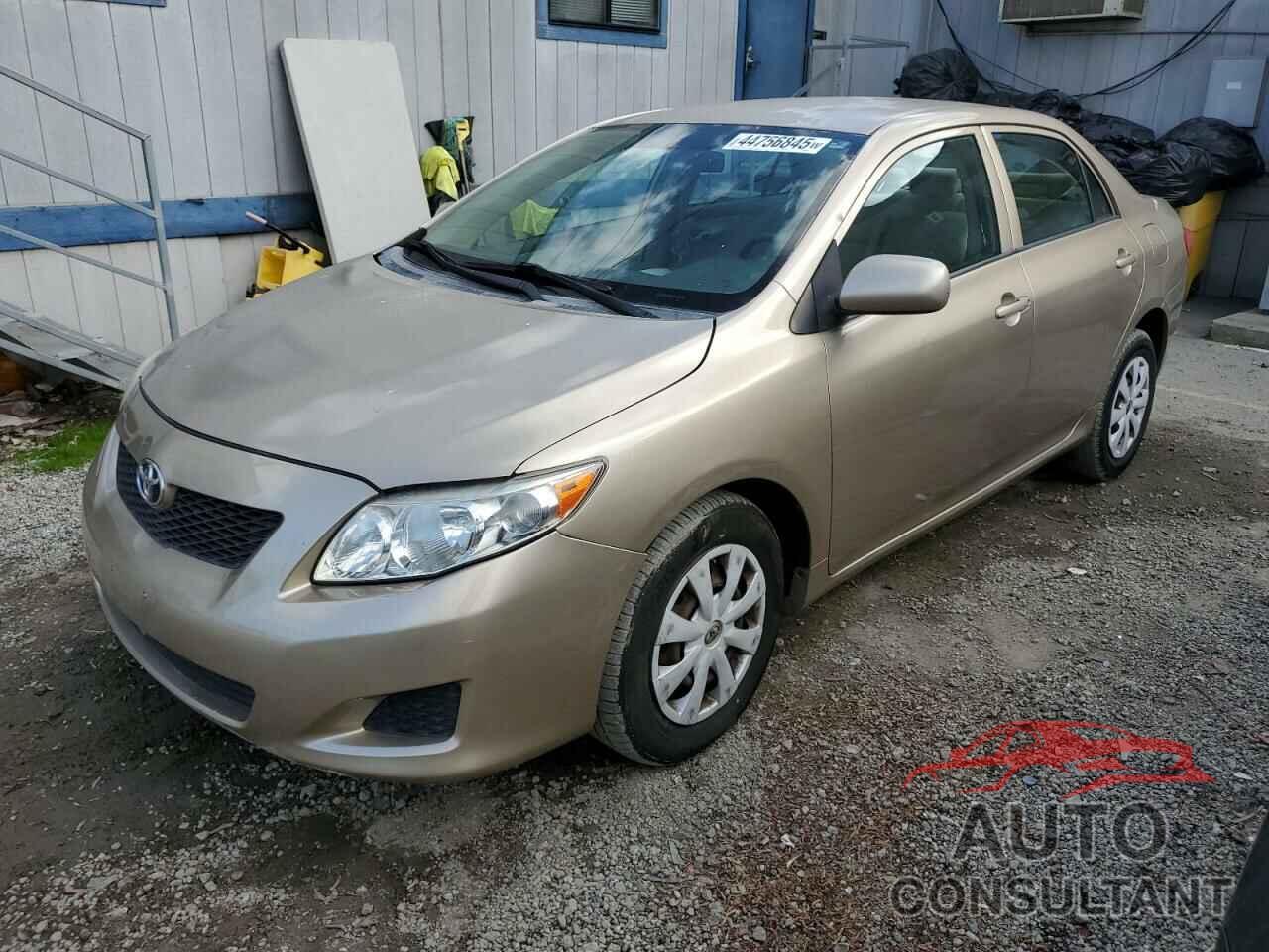 TOYOTA COROLLA 2009 - 1NXBU40E79Z040111