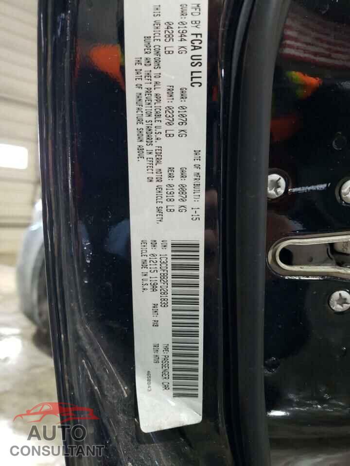 DODGE DART 2015 - 1C3CDFBB2FD281839