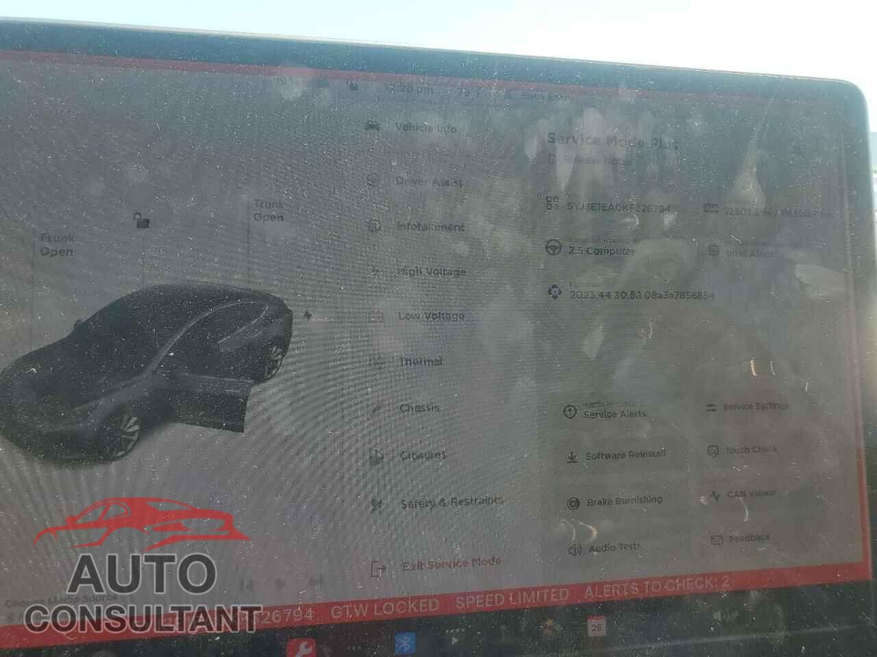 TESLA MODEL 3 2019 - 5YJ3E1EA0KF326794