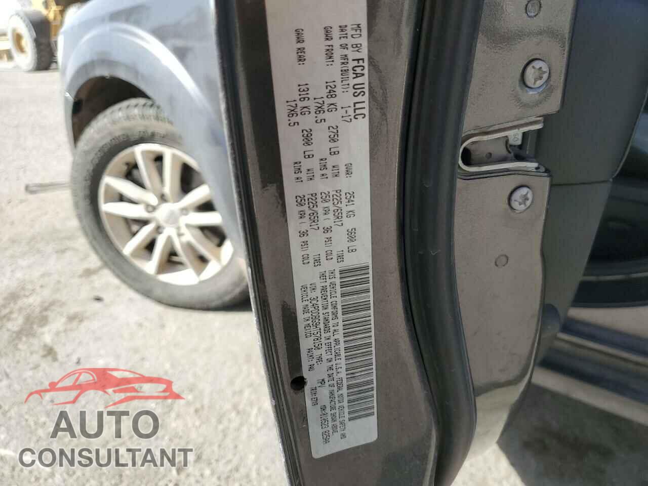 DODGE JOURNEY 2017 - 3C4PDDBG9HT578150