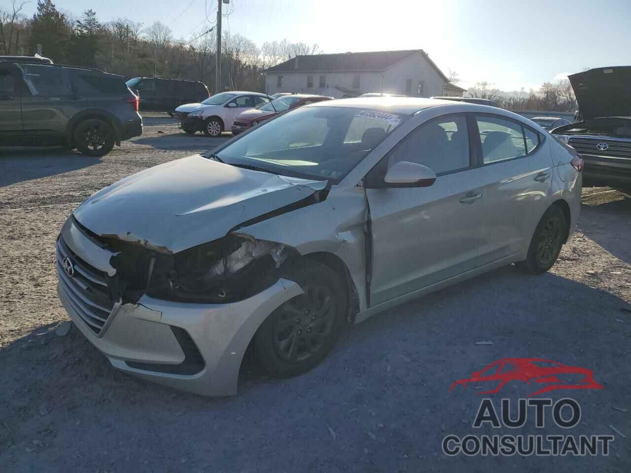 HYUNDAI ELANTRA 2017 - KMHD74LF8HU096612