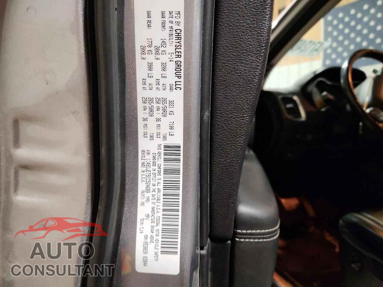 DODGE DURANGO 2014 - 1C4SDJET5EC524689