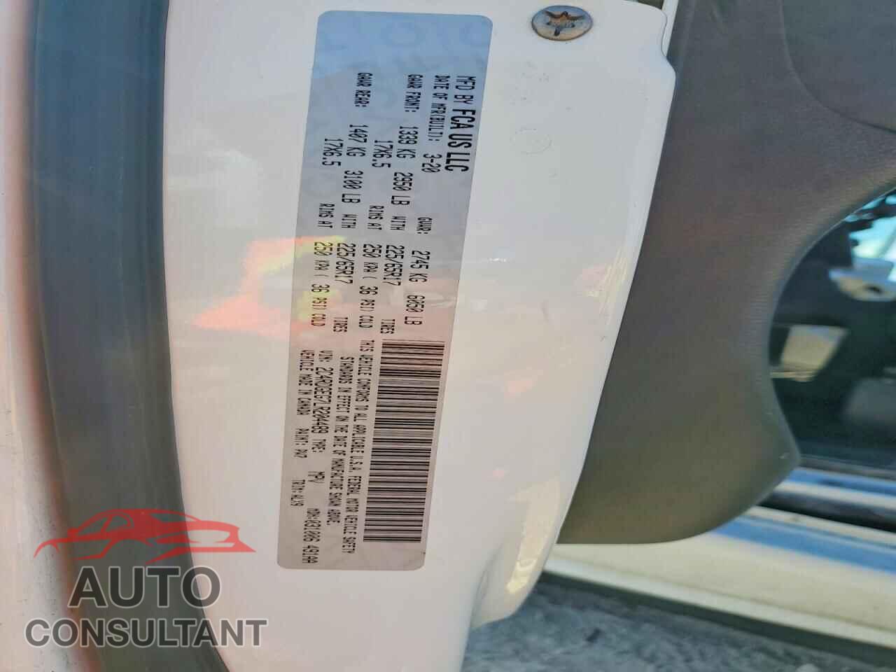 DODGE CARAVAN 2020 - 2C4RDGEG7LR204489