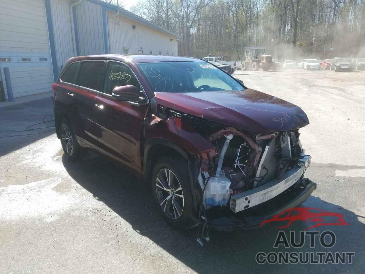 TOYOTA HIGHLANDER 2018 - 5TDBZRFHXJS837658