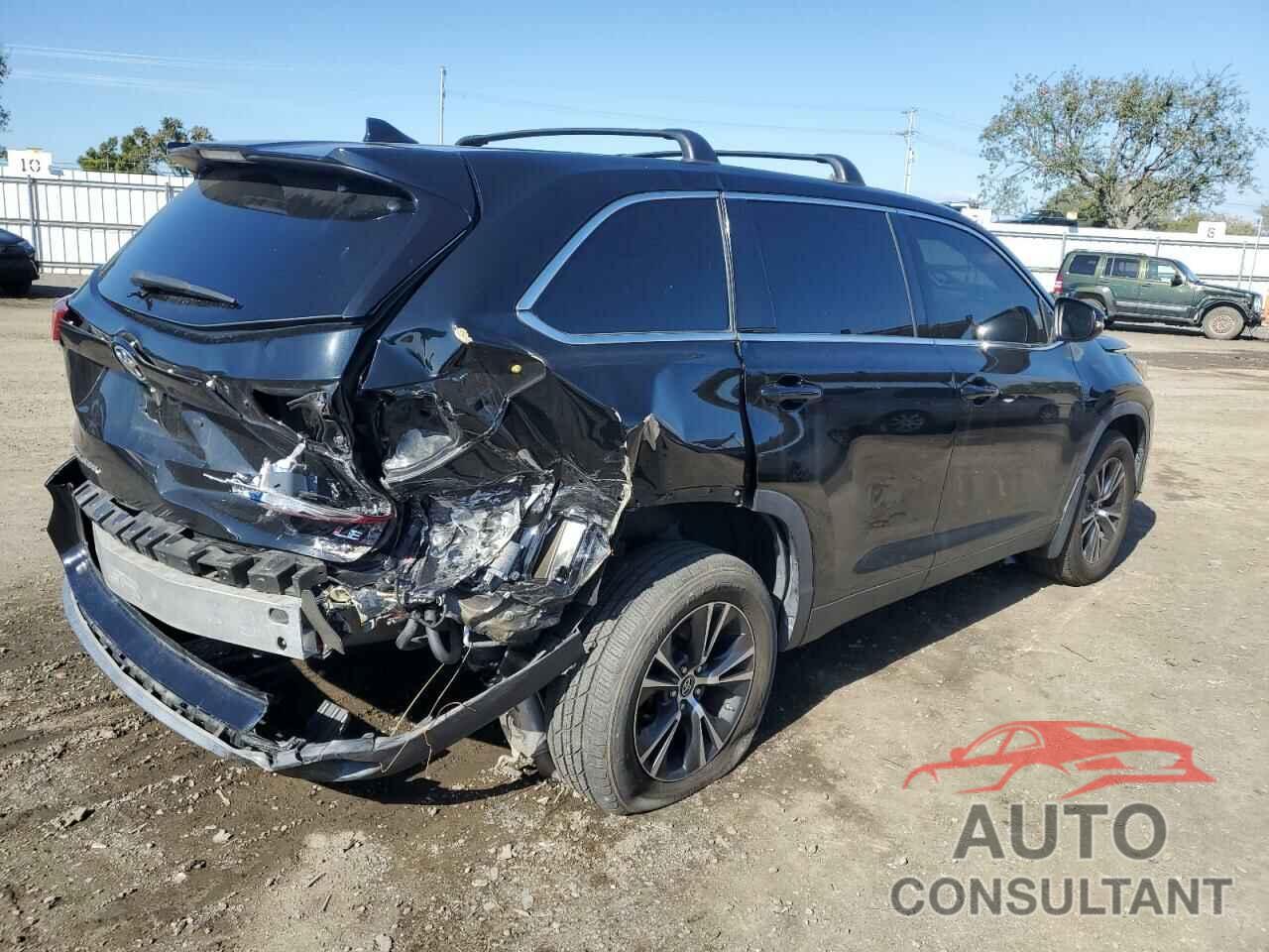 TOYOTA HIGHLANDER 2019 - 5TDZZRFH2KS318099