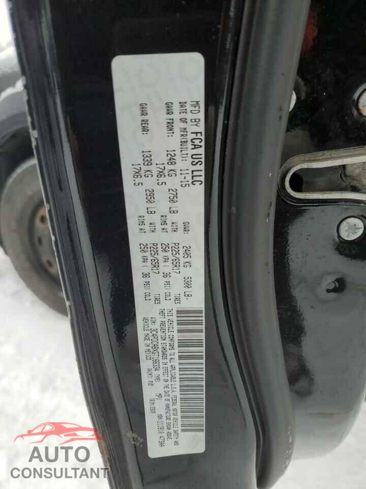 DODGE JOURNEY 2016 - 3C4PDCABXGT166334