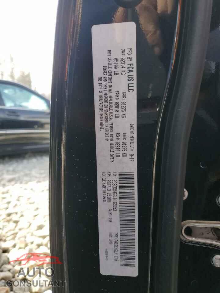DODGE CHARGER 2018 - 2C3CDXHG9JH169253