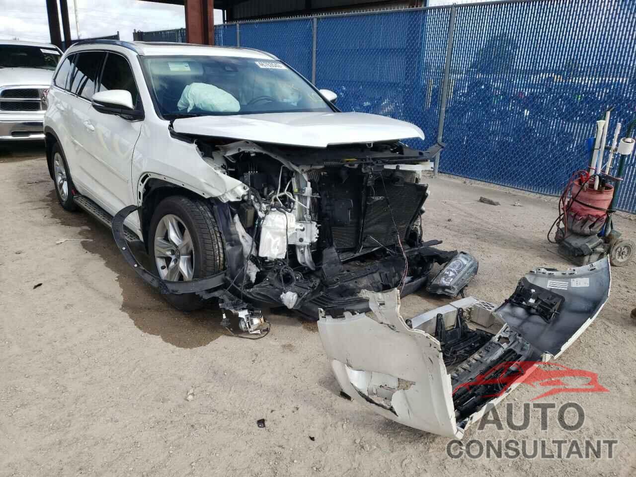 TOYOTA HIGHLANDER 2017 - 5TDYZRFH3HS208697