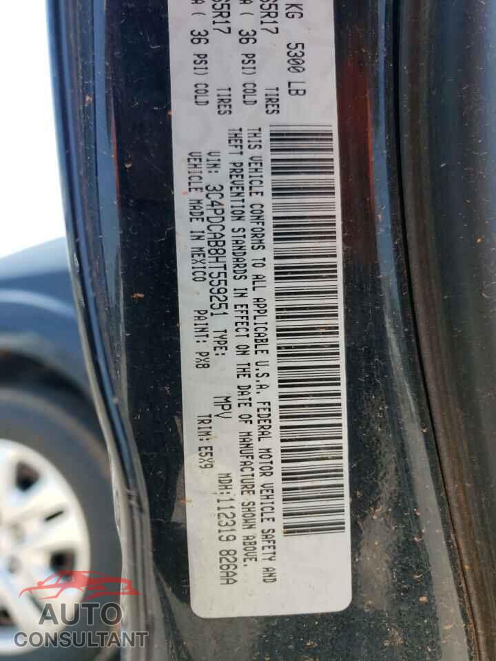DODGE JOURNEY 2017 - 3C4PDCAB8HT559251