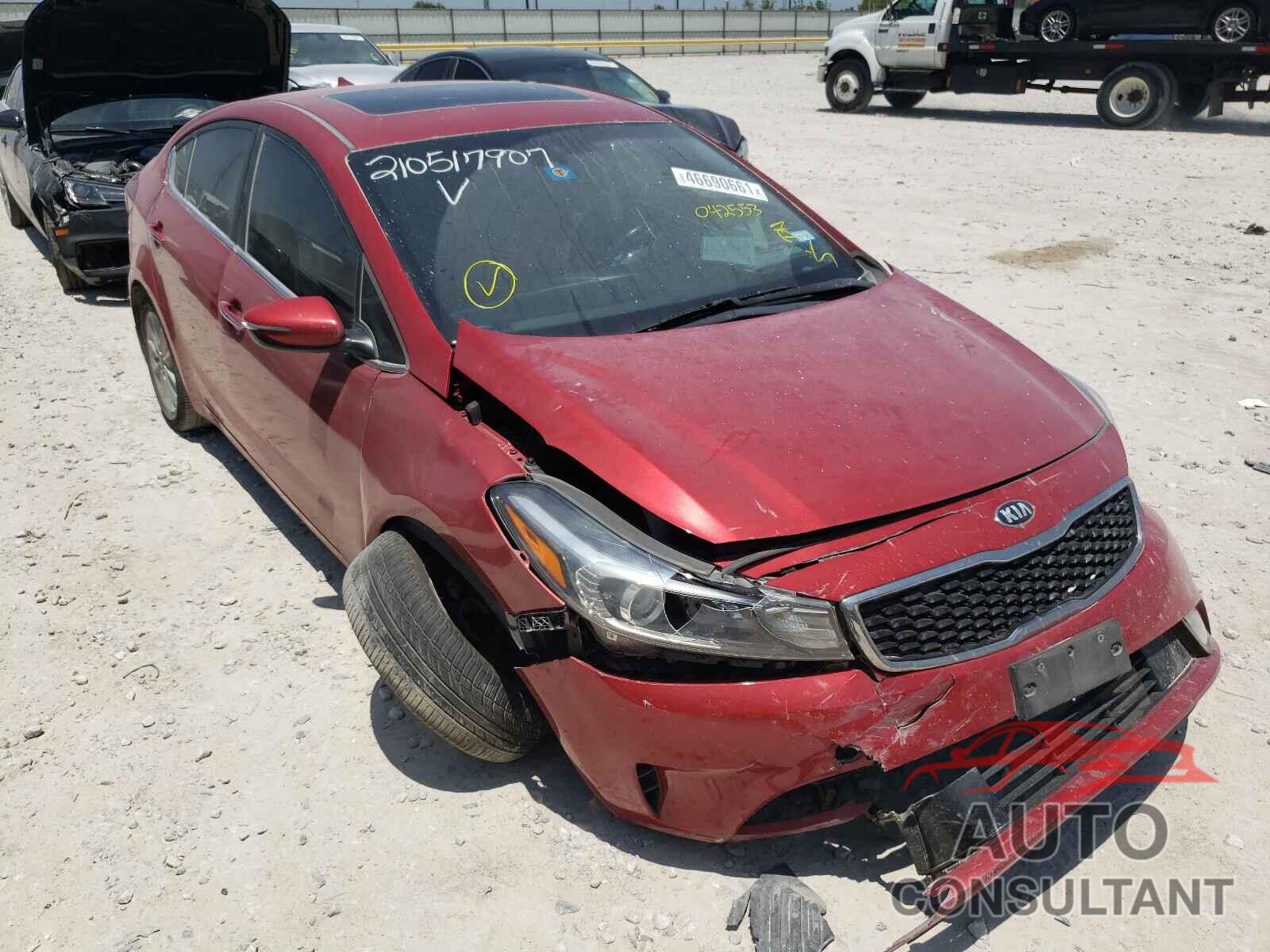 KIA FORTE 2017 - 3KPFL4A78HE042553