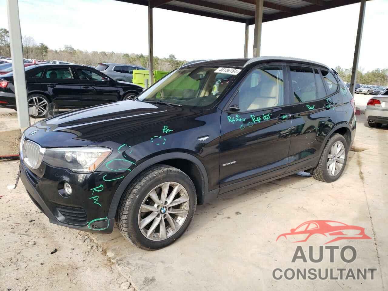 BMW X3 2017 - 5UXWZ7C39H0V87713