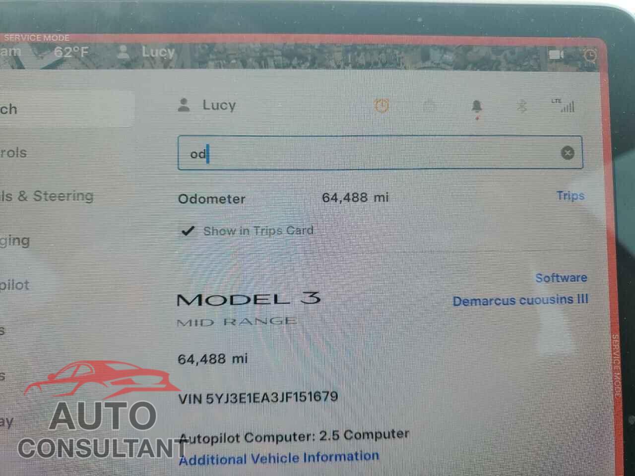 TESLA MODEL 3 2018 - 5YJ3E1EA3JF151679