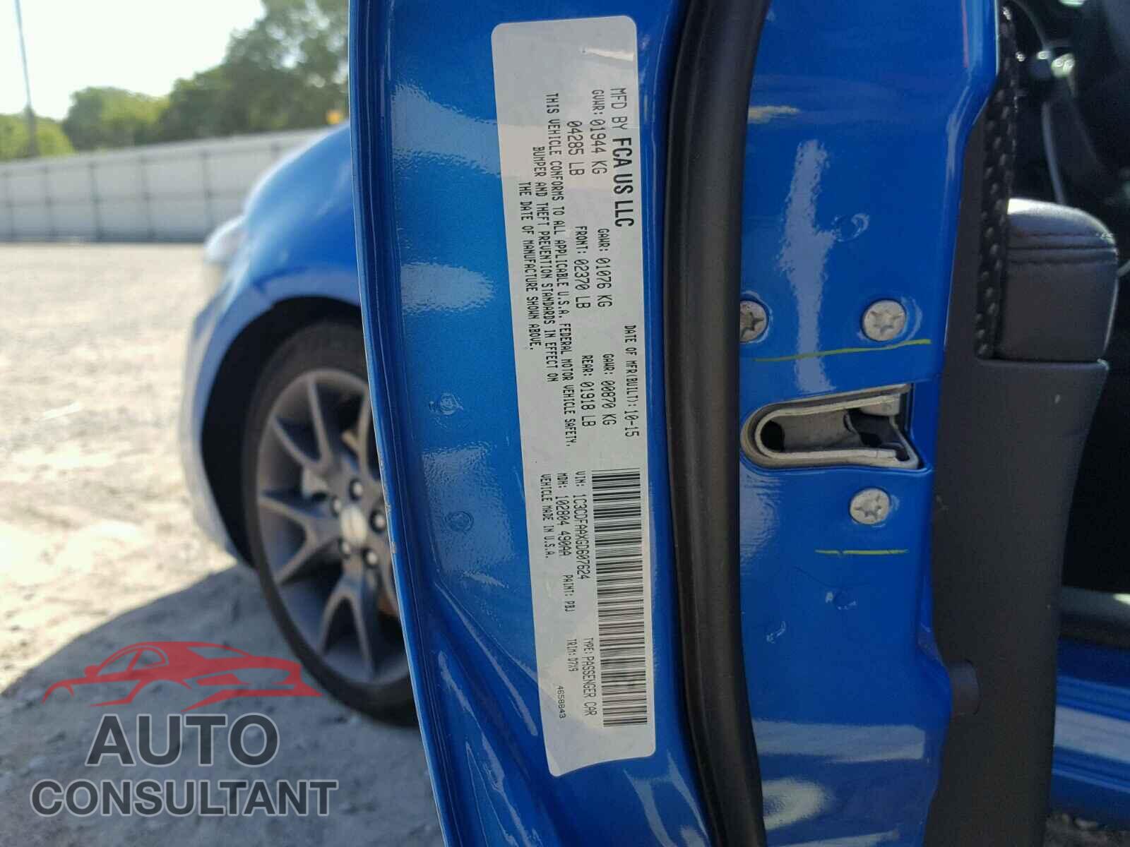 DODGE DART 2016 - 1C3CDFAAXGD607624