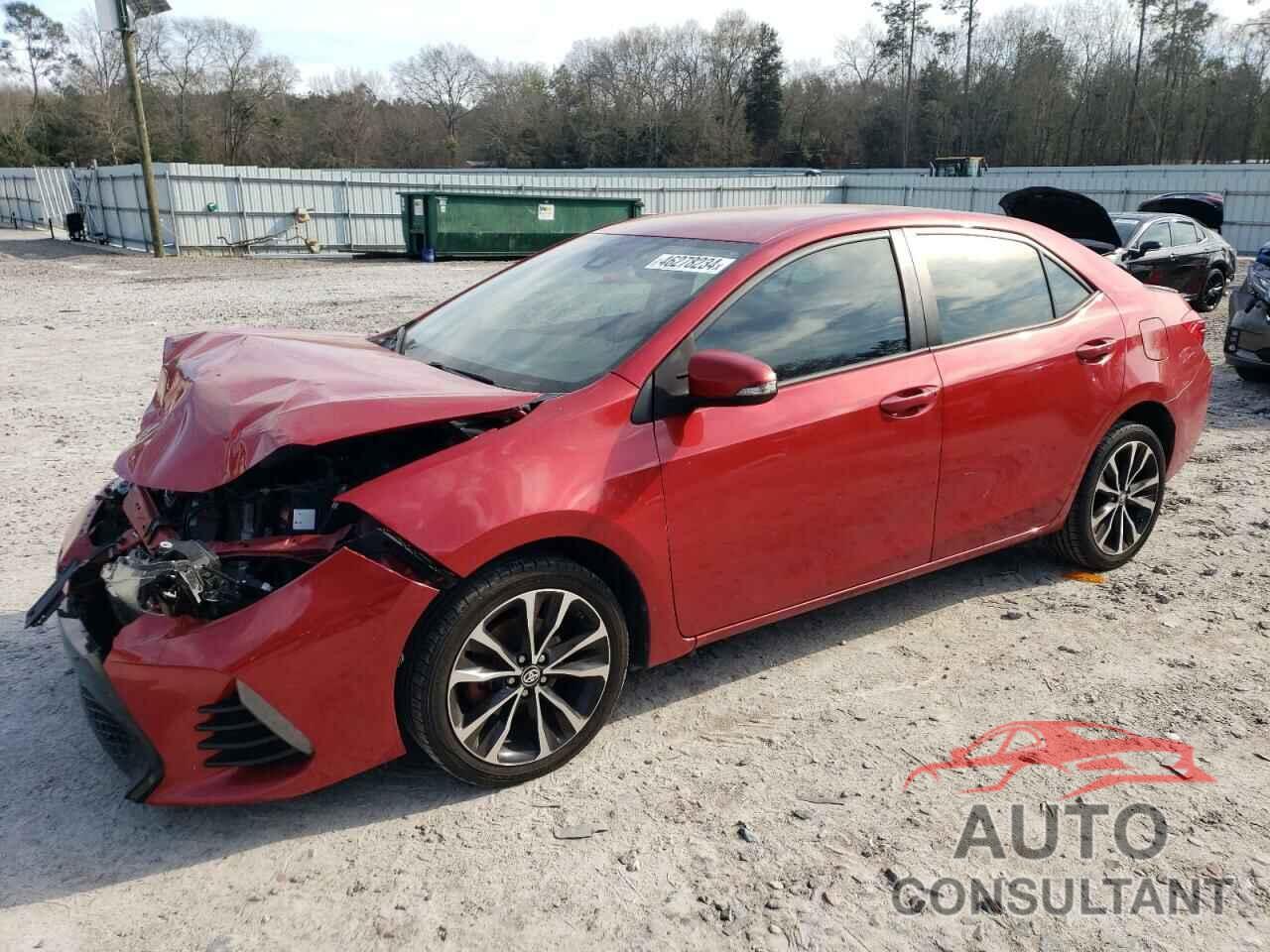 TOYOTA COROLLA 2017 - 2T1BURHE9HC752248