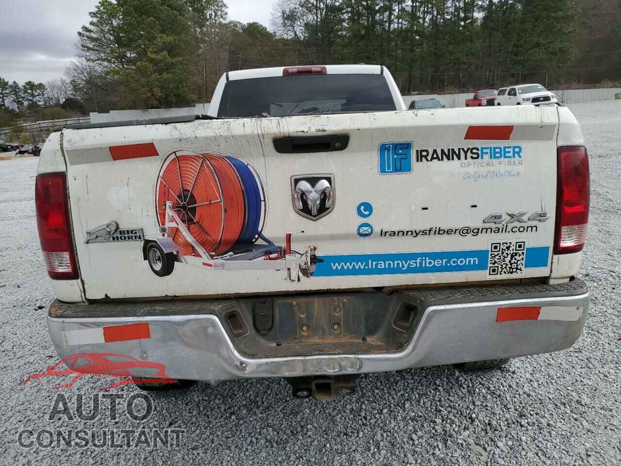 DODGE RAM 2500 2012 - 3C6TD5HT9CG218779