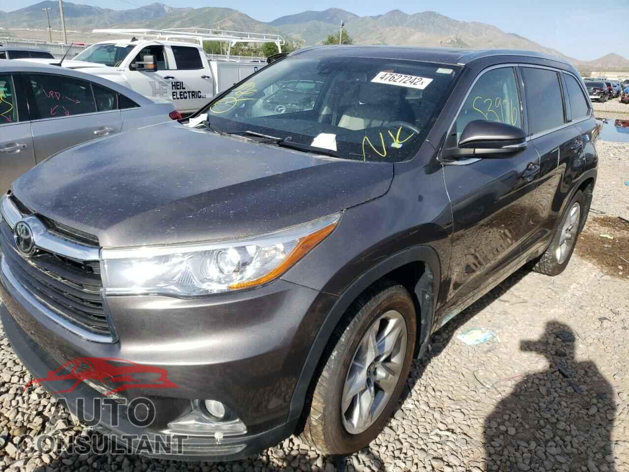 TOYOTA HIGHLANDER 2016 - 5TDDKRFH2GS281173
