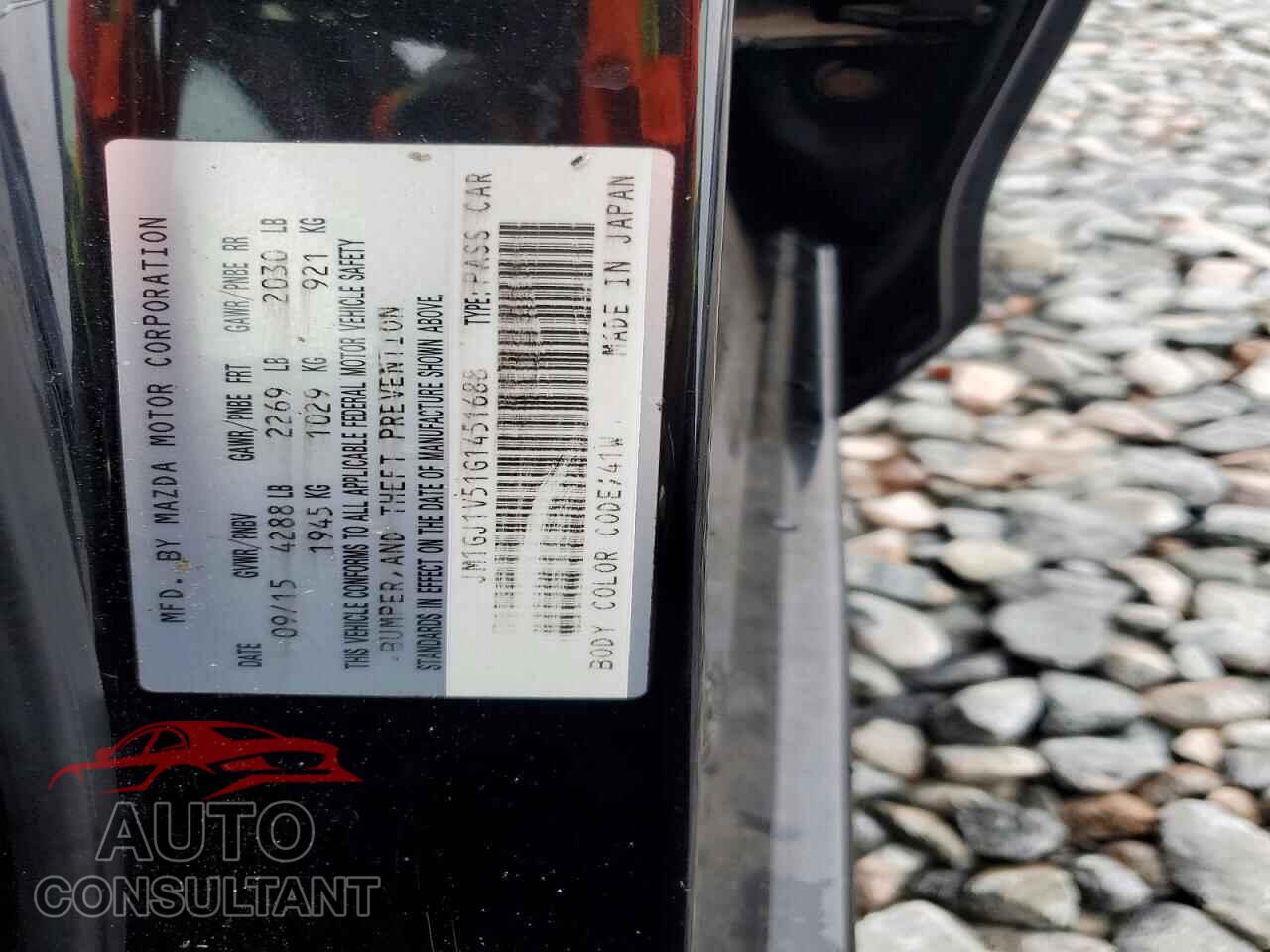 MAZDA 6 2016 - JM1GJ1V51G1451688