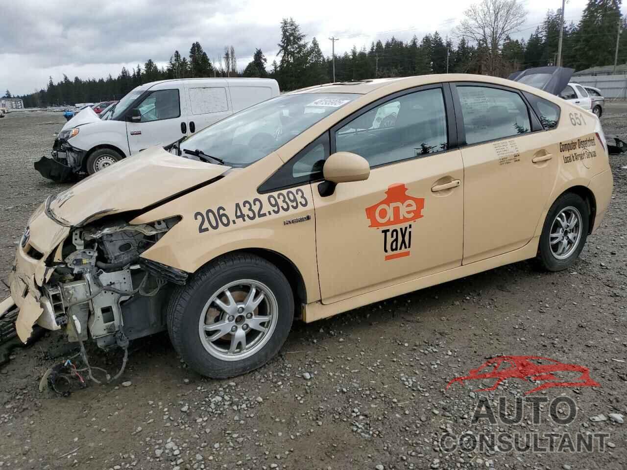 TOYOTA PRIUS 2011 - JTDKN3DUXB0247215