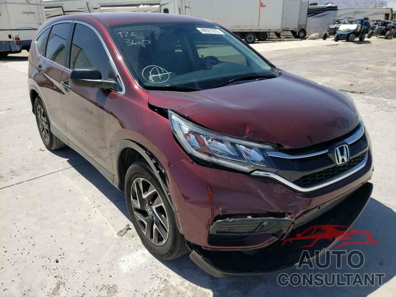 HONDA CRV 2016 - 5J6RM3H49GL026216