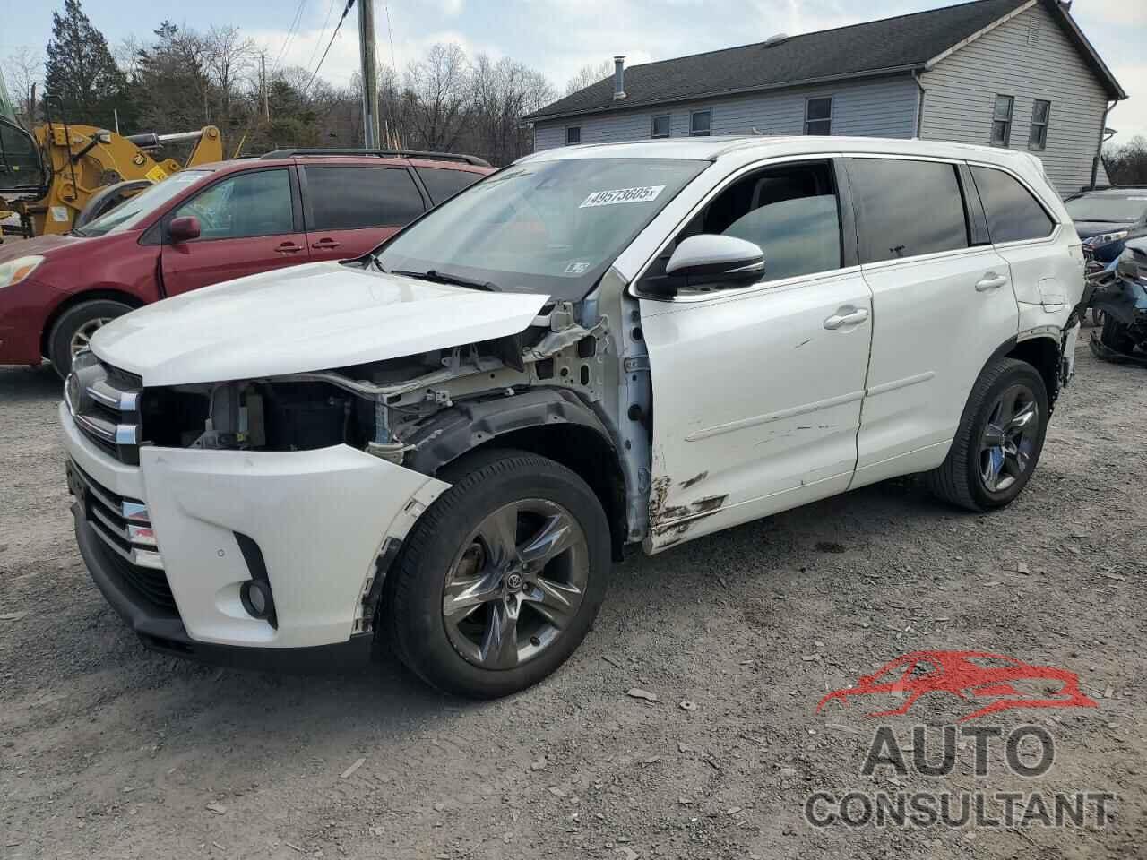 TOYOTA HIGHLANDER 2017 - 5TDDZRFH0HS438065