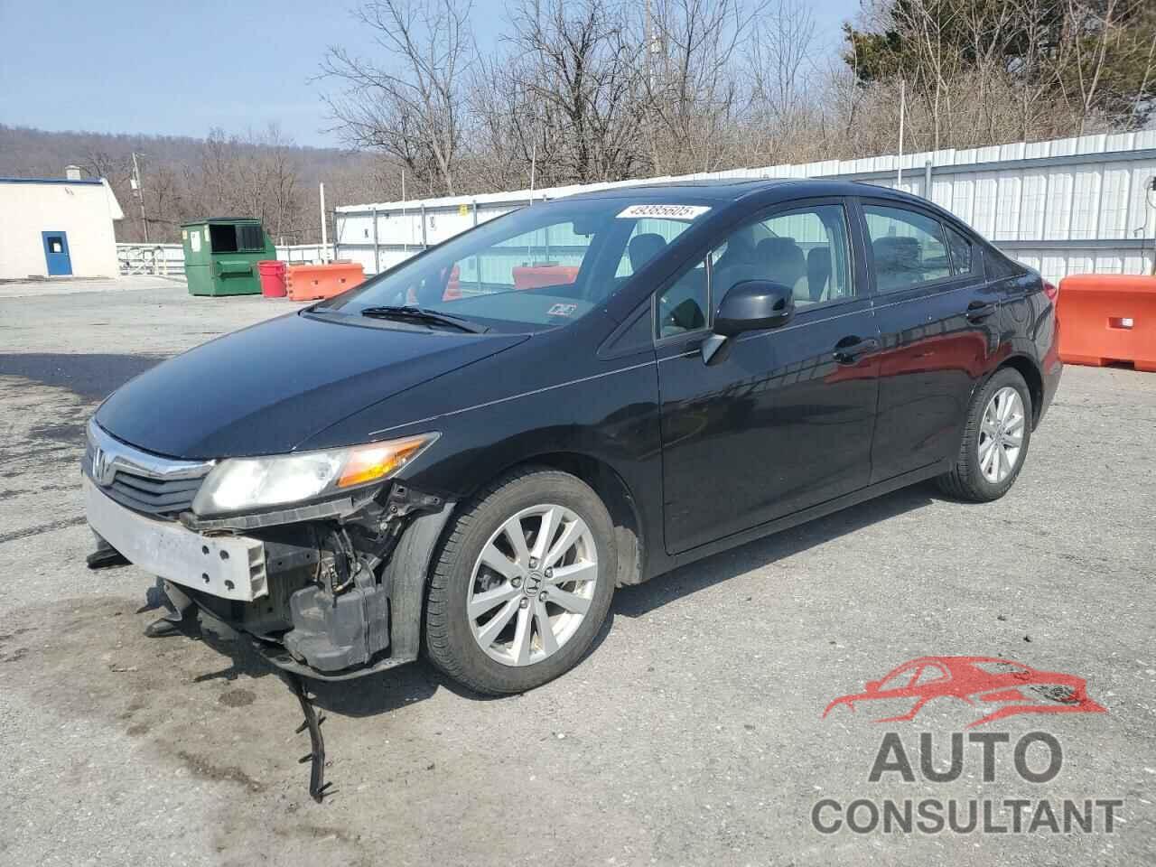 HONDA CIVIC 2012 - 19XFB2F89CE378813