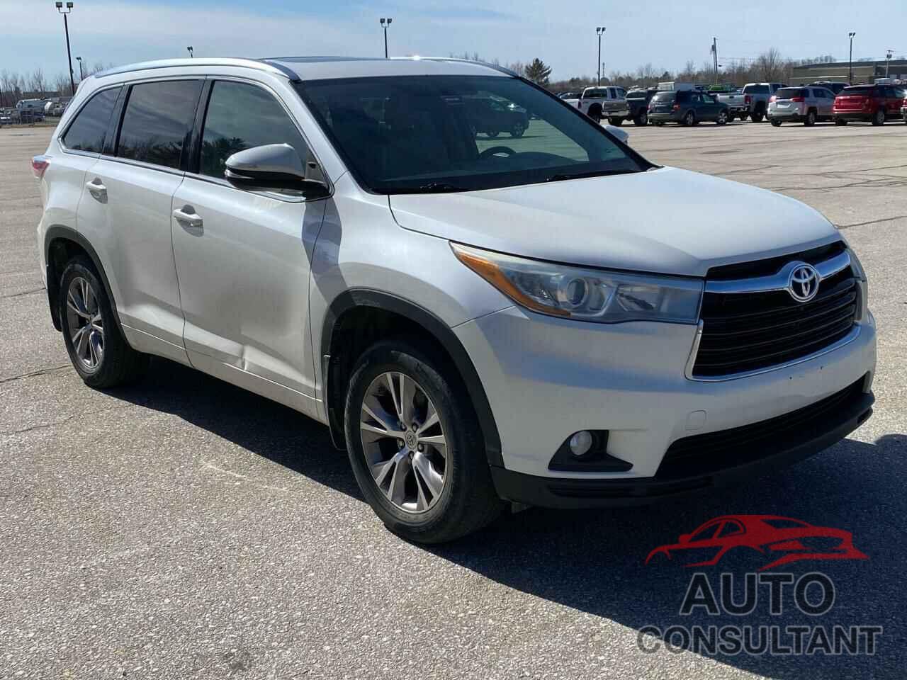 TOYOTA HIGHLANDER 2015 - 5TDJKRFH6FS215792