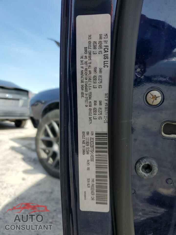 DODGE CHALLENGER 2016 - 2C3CDZBT7GH149366