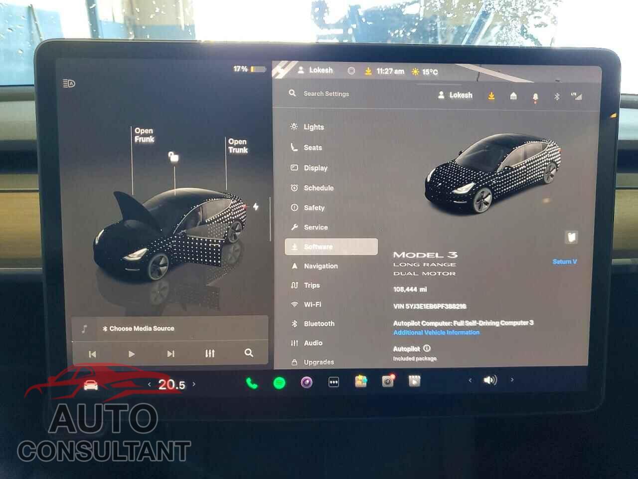 TESLA MODEL 3 2023 - 5YJ3E1EB6PF388216