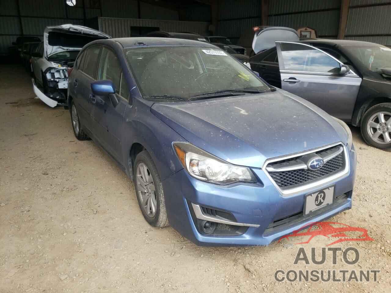 SUBARU IMPREZA 2016 - JF1GPAB60G8325668