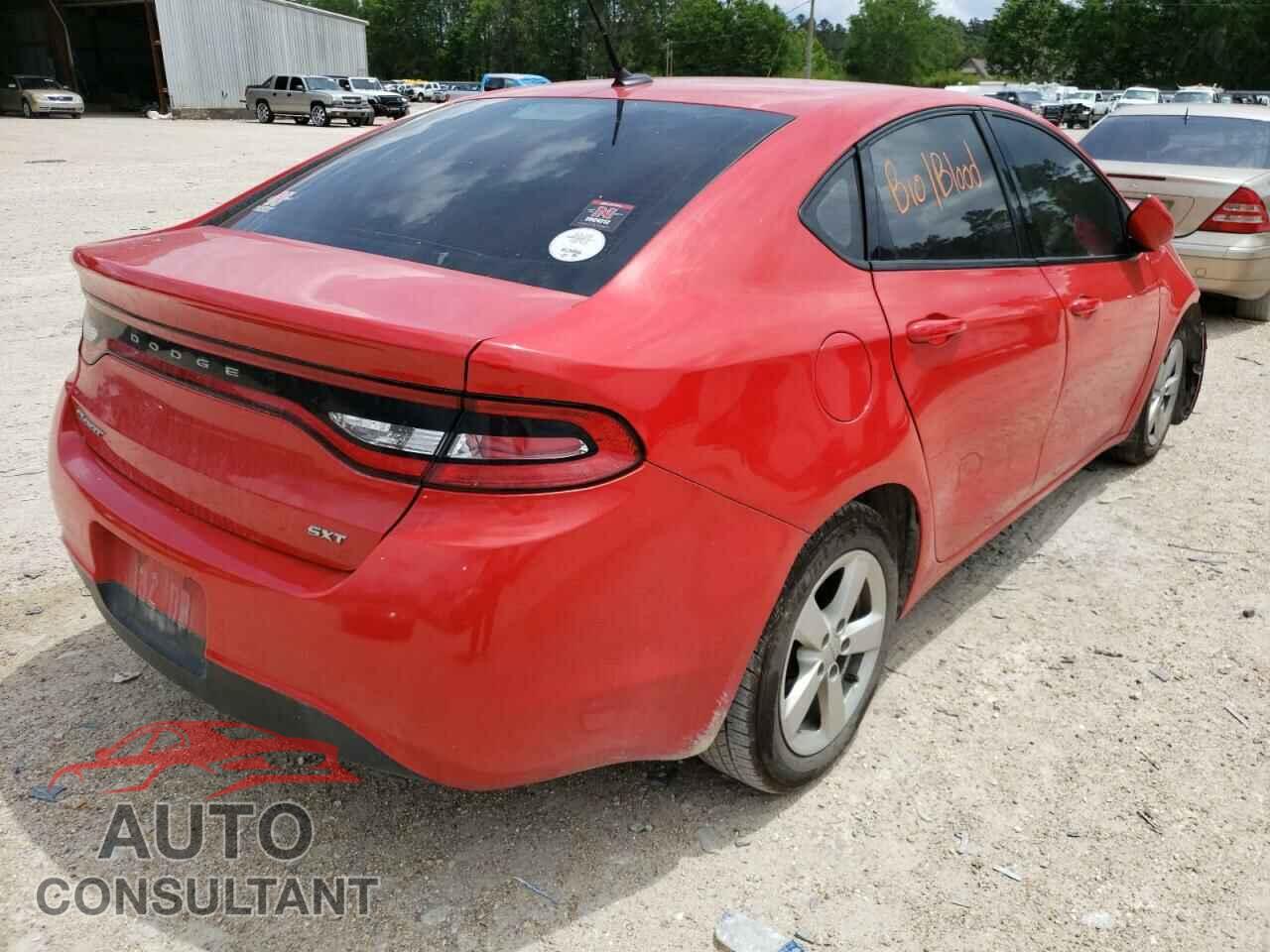 DODGE DART 2016 - 1C3CDFBB5GD689317