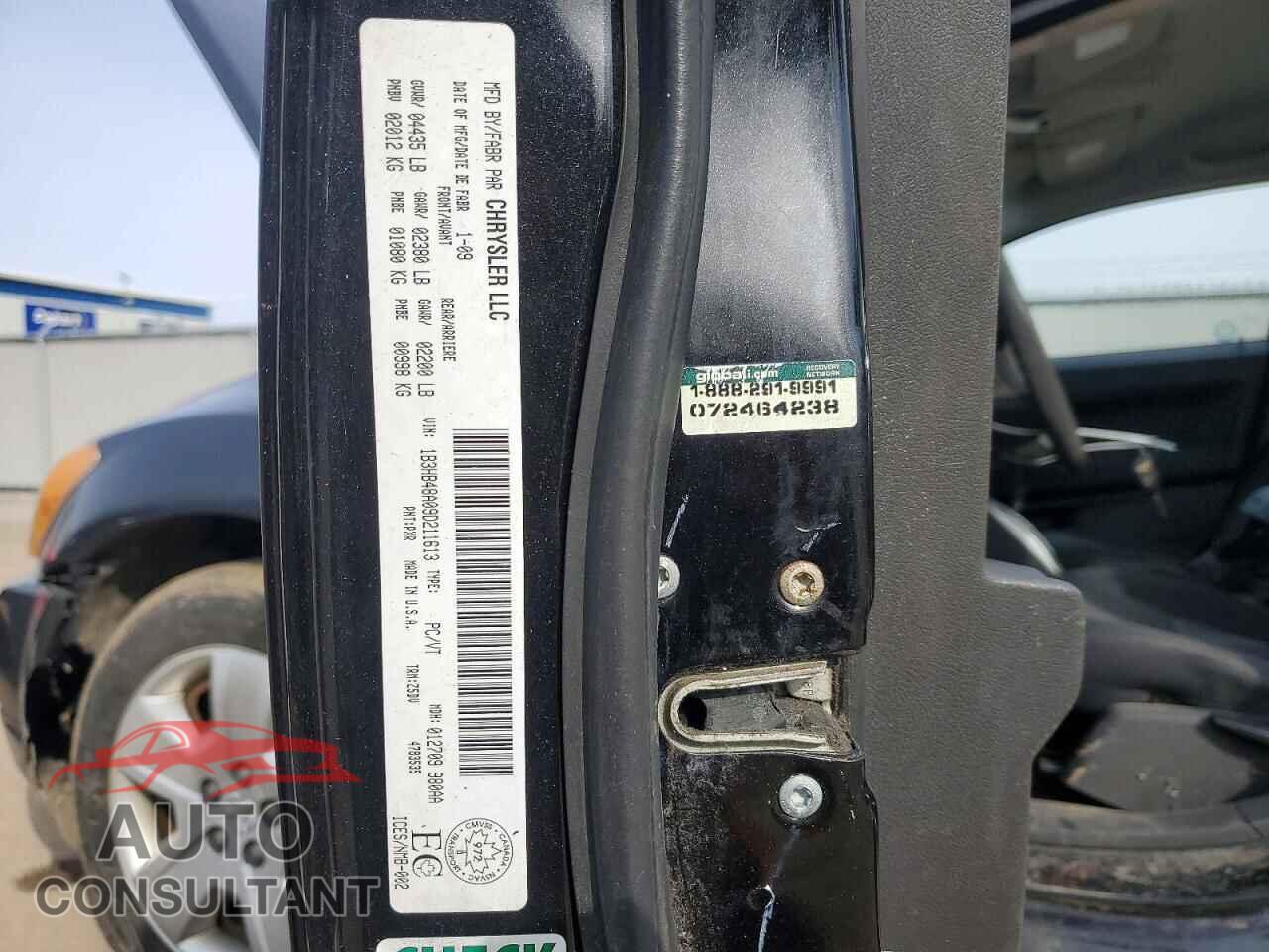 DODGE CALIBER 2009 - 1B3HB48A09D211613