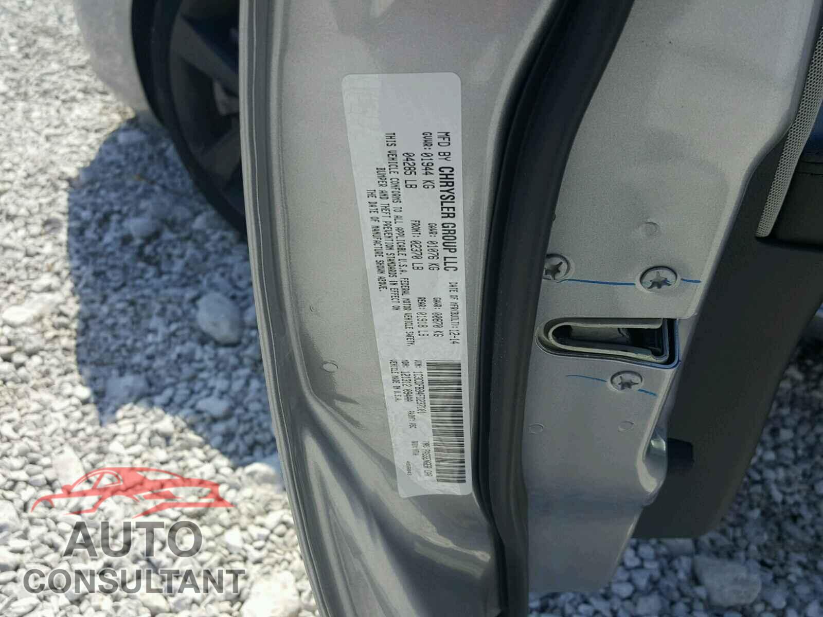 DODGE DART 2015 - 1C3CDFBB4FD237101