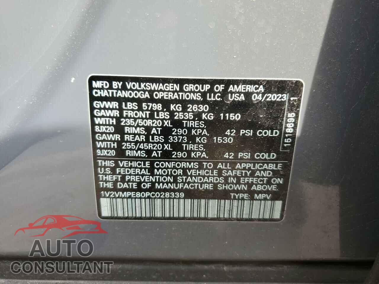 VOLKSWAGEN ID.4 PRO S 2023 - 1V2VMPE80PC028339