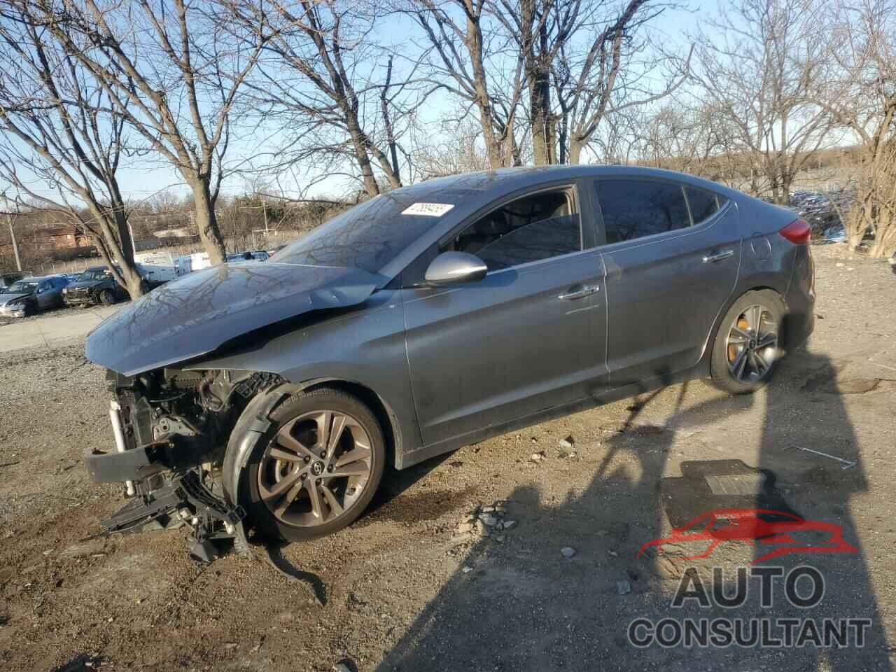 HYUNDAI ELANTRA 2017 - KMHD84LF6HU151880