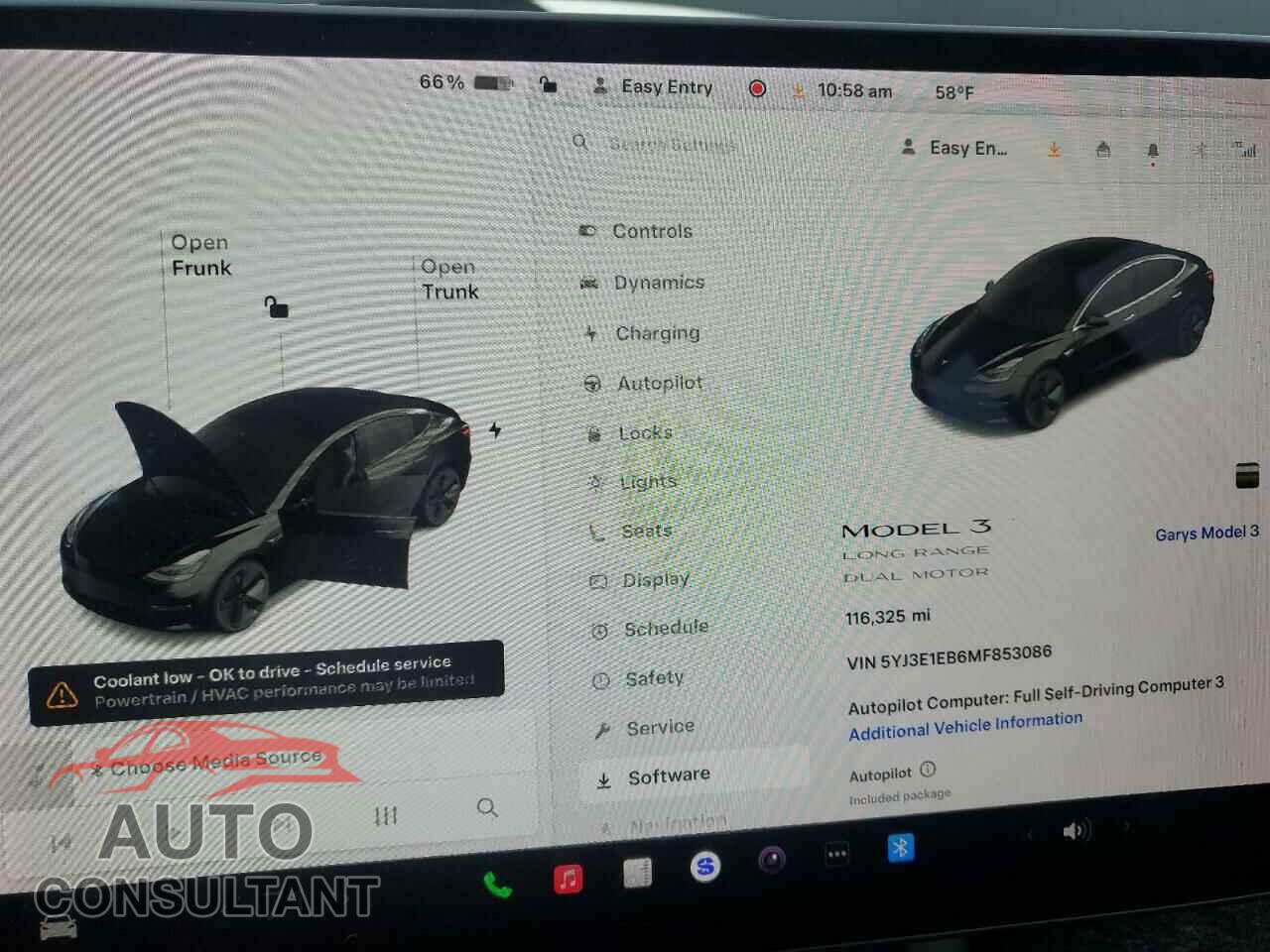 TESLA MODEL 3 2021 - 5YJ3E1EB6MF853086