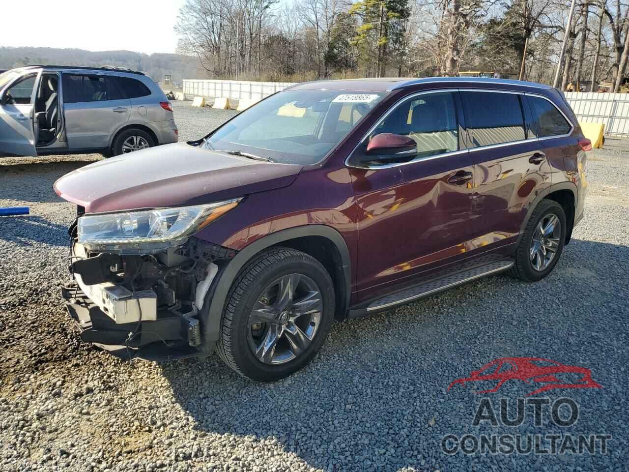 TOYOTA HIGHLANDER 2018 - 5TDDZRFH5JS494332