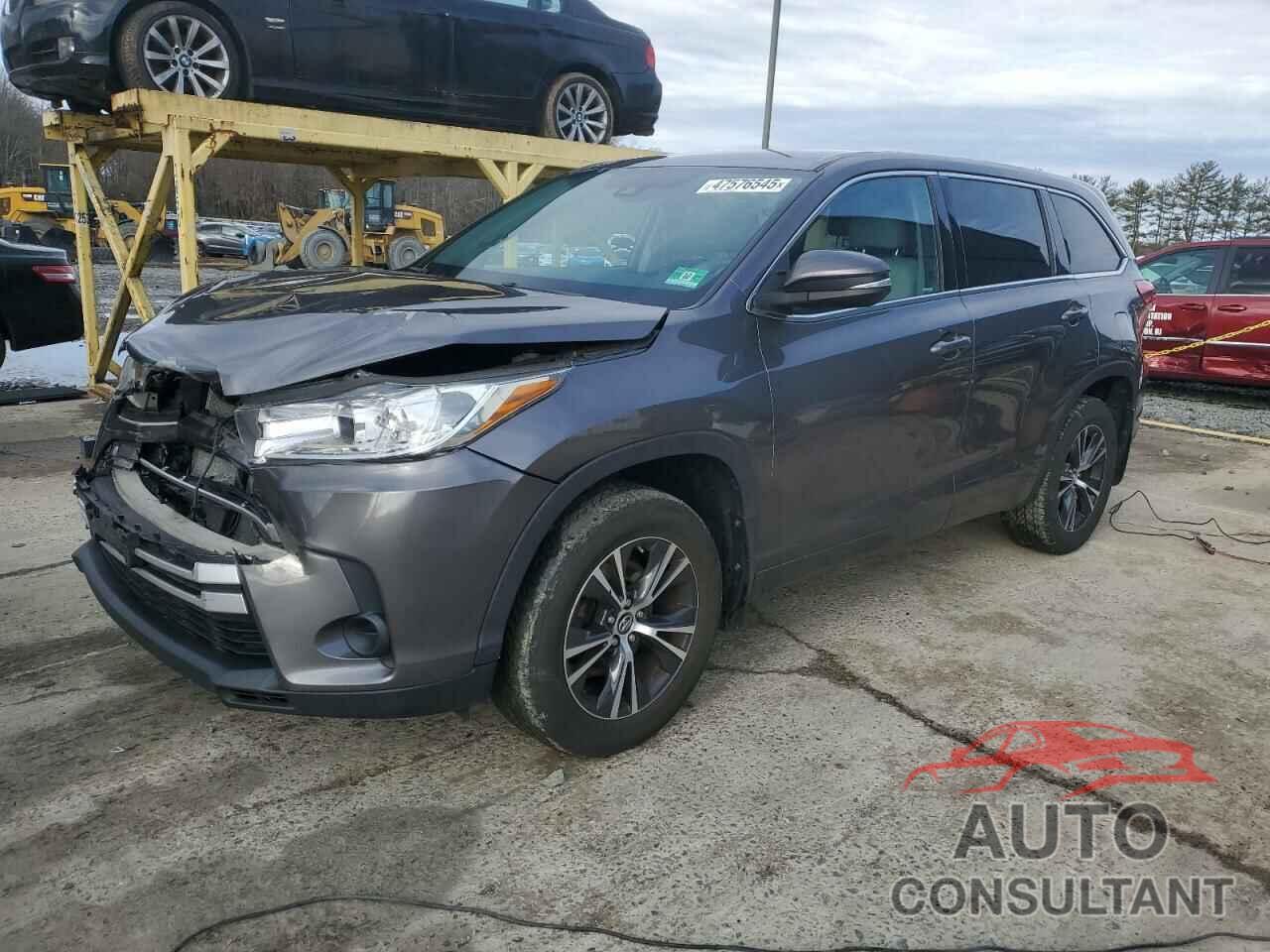 TOYOTA HIGHLANDER 2018 - 5TDBZRFH6JS821036