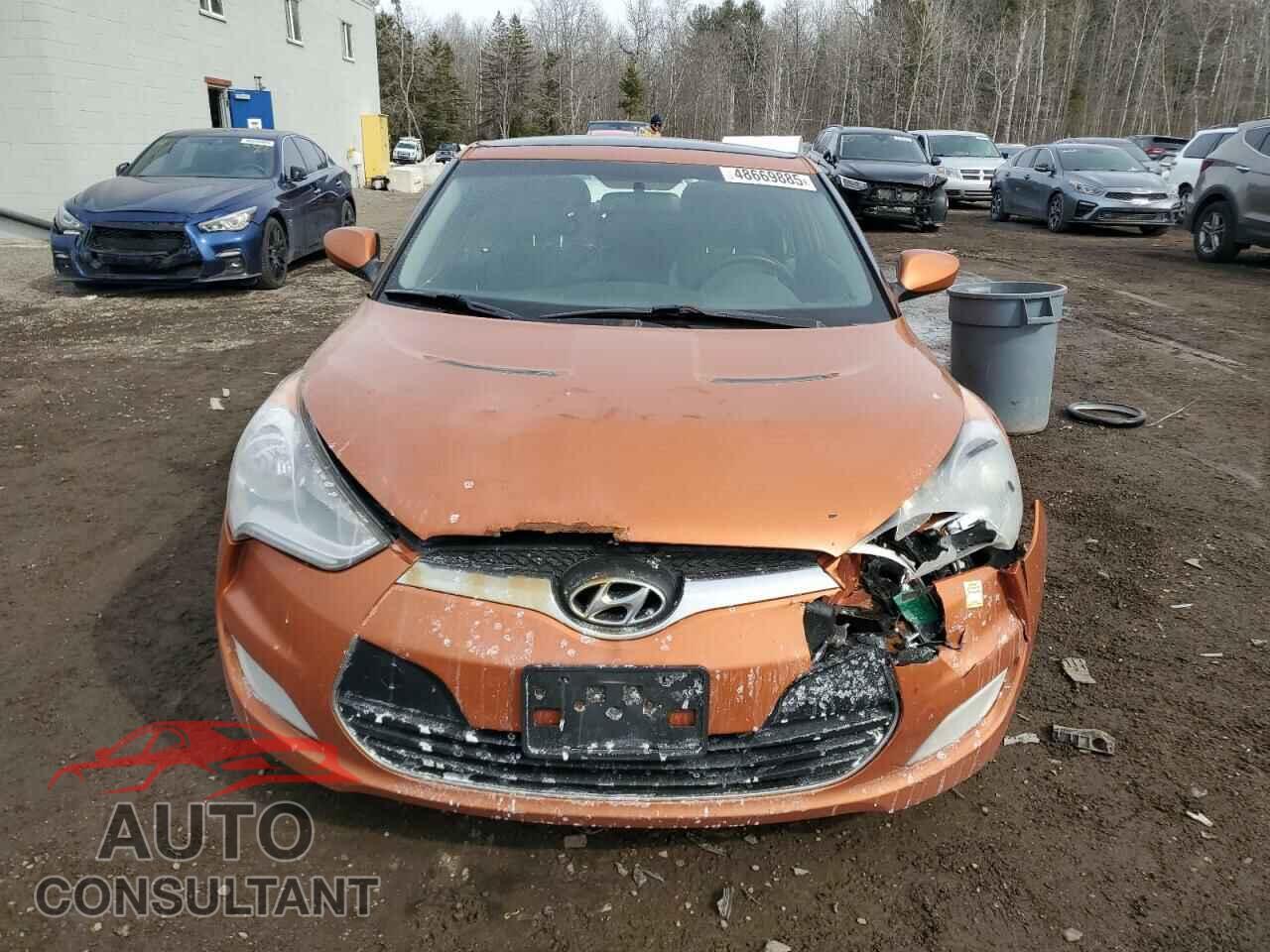 HYUNDAI VELOSTER 2012 - KMHTC6AD5CU057828