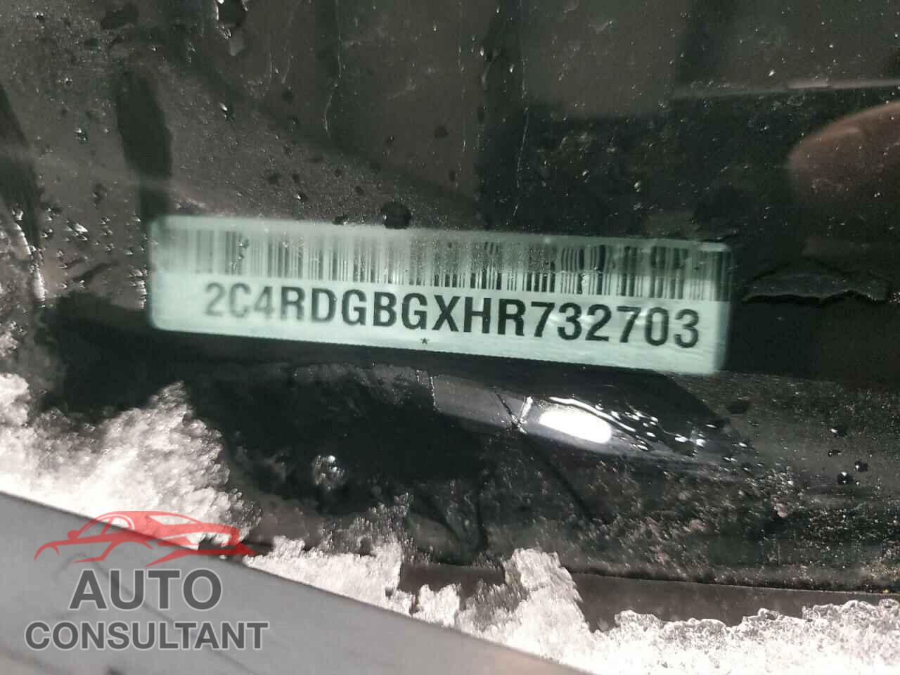 DODGE CARAVAN 2017 - 2C4RDGBGXHR732703