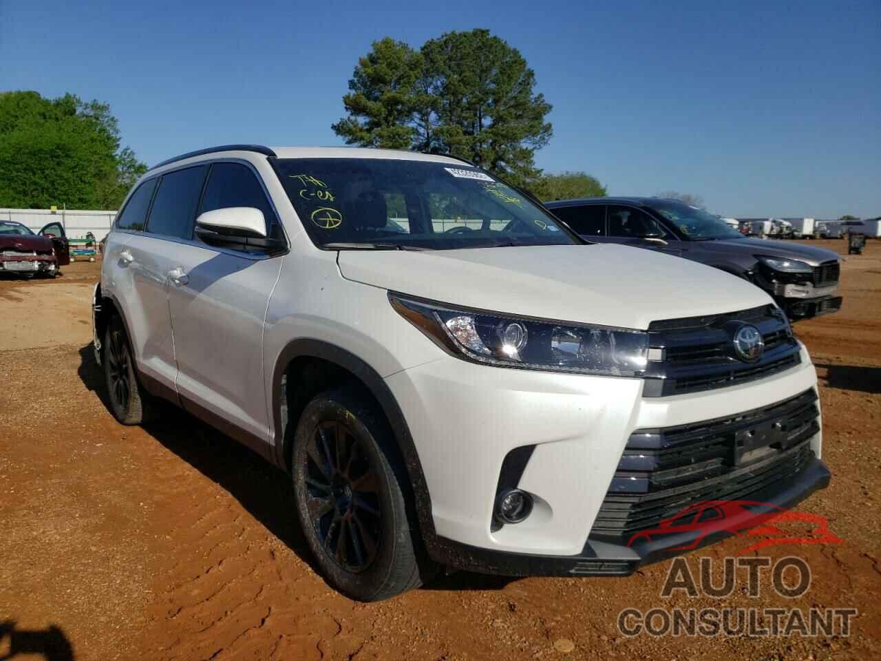 TOYOTA HIGHLANDER 2019 - 5TDKZRFH3KS573670