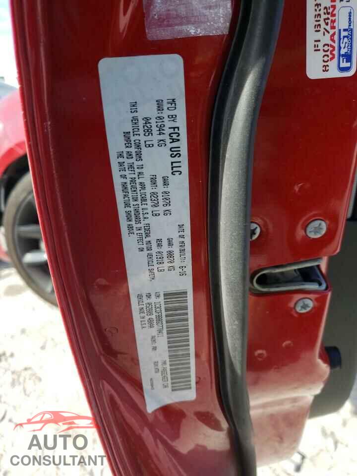 DODGE DART 2016 - 1C3CDFBB8GD770411
