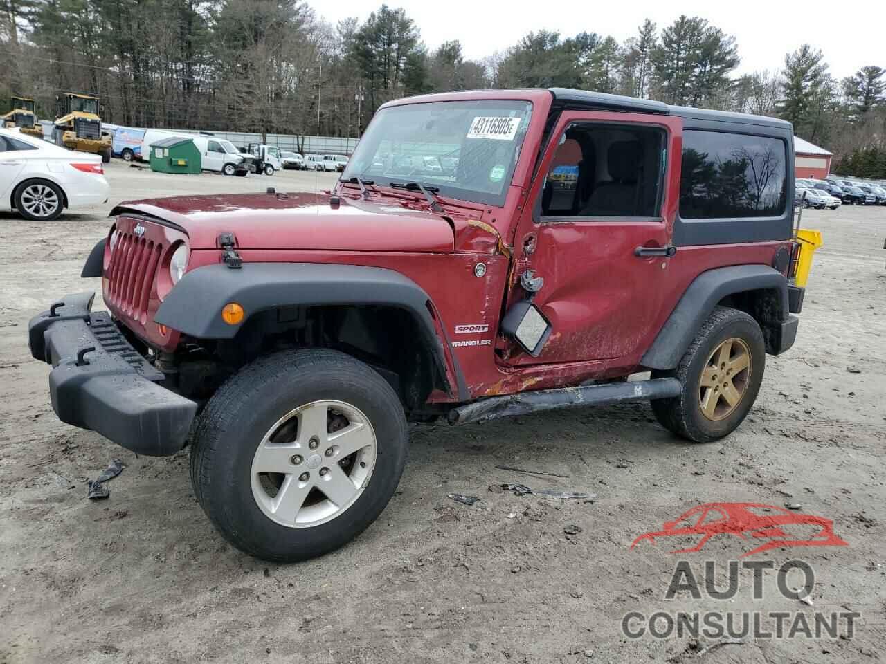 JEEP WRANGLER 2012 - 1C4AJWAGXCL208177
