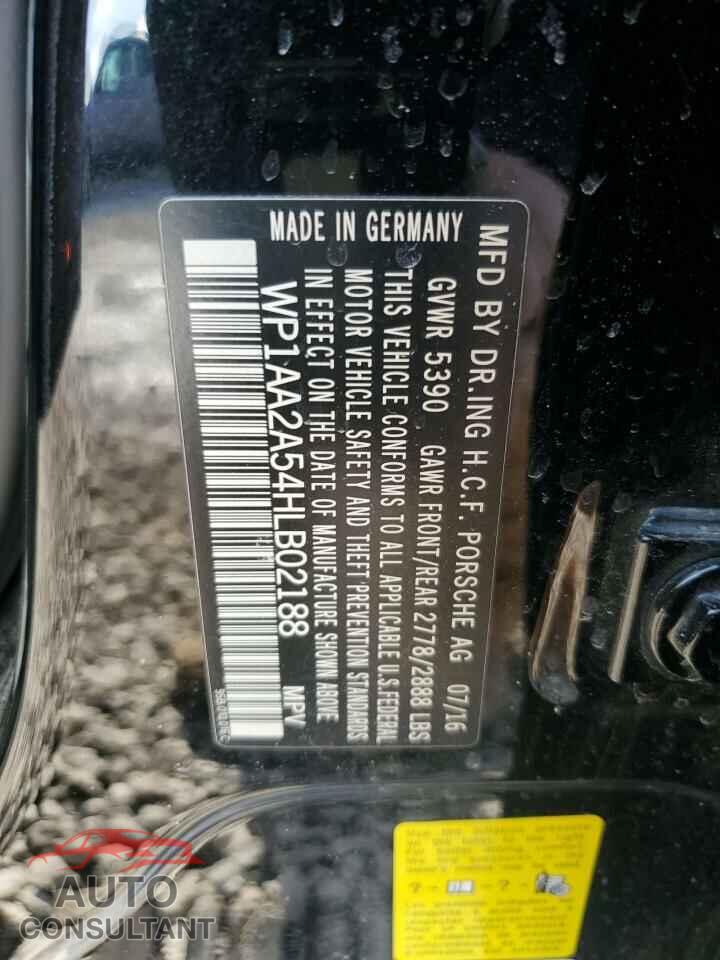 PORSCHE MACAN 2017 - WP1AA2A54HLB02188